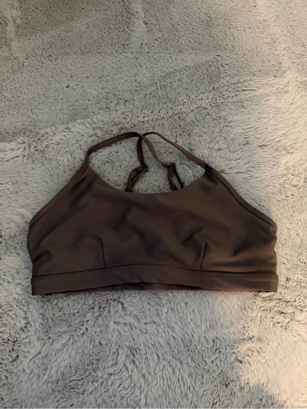 Alo yoga brown sports bra size L